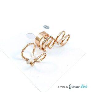 NWOT Forever 21 Gold Tone Rings Set
